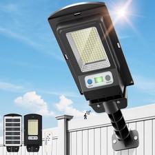 New -- 150W Solar Street Lights, IP66 Waterproof Motion Sensor LED Outdoor Lamp Outdoor Lighting price