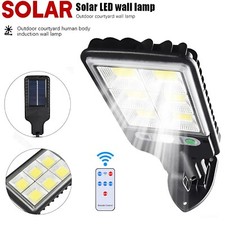 Outdoor Solar Wall Lights LED Motion Sensor Bright Flood Street Lamp 3 Modes Outdoor Lighting price