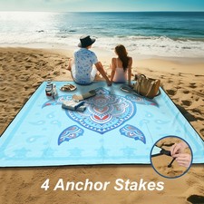 Beach Blanket Waterproof Sandproof 79" x 83" Large Sand Free Quick Drying Beach Blanket price