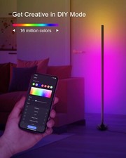 LED Floor Lamp, Corner Light Lamp RGB+ White Modern Smart Compatible with Alexa Floor Lamp price