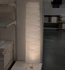 Ikea VICKLEBY Floor Lamp White/handmade Rice Paper 54" New 404.844.87 Floor Lamp price