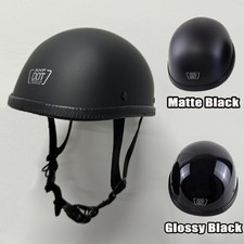 DOT Approved Helmet Adult Motorcycle Half Helmet Open Face Cruiser Chopper Black Motorcycle Helmets price