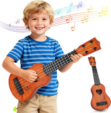 Kids Toy Classical Ukulele Guitar Musical Instrument, Brown Toy Musical Instruments price