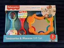 Fisher-Price Tambourine & Maracas Gift Set Musical Instruments Ages 3 months+ Toy Musical Instruments price