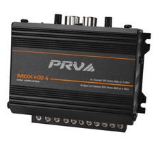 PRV Audio MDX400.4 2 Ohm Mini 4 Channel Digital Full Range 400x4 Car Amp 4x 100w Car Amplifiers price