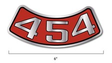 NEW 454 Air Cleaner Engine Motor Decal Sticker for Chevrolet Classic GM USA Engine Cleaner price