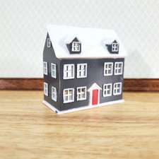 1:144 Scale Dollhouse Miniature Dolls House with Red Door Plastic Toy Houses price