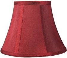 Softback Bell Lampshade, Faux Silk, 5"x 9"x 7",  Spider-Fitter, Many colors Lampshade price