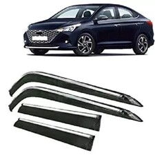 Car Wind Deflectors Rain Guard Door Visors for Hyundai Verna Model 2020 4PCS @VM Car Wind Deflectors price