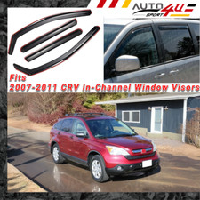 Fits Honda CRV 2007-2011 In-Channel Window Visors Wind Rain Sun Guard Deflectors Car Wind Deflectors price