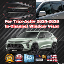 In-Channel Window Visor Side Door Sun Vent Protectors Fits TRAX-ACTIV 2024-2026 Car Wind Deflectors price