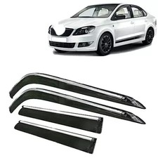 Car Wind Deflectors Rain Guard Door Visors for Skoda Rapid, Model 2017-21 4PCS Car Wind Deflectors price