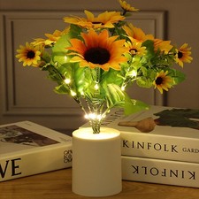 Sunflower Lamp  Artificial LED Night Light Flower Table Lamp Battery Operated US Decorative Lamp price