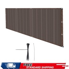 Brown Privacy Screen Fence Heavy Duty Fencing Mesh Shade Net Cover For Garden Garden Fence price
