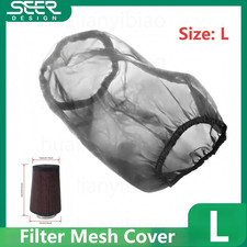 Black Universal Thickened Car Cold Air Intake Pre-Filter Cone Filter Cover Large Car Air Filter price