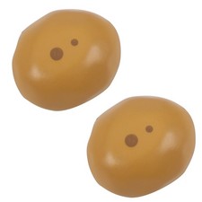 Bigjigs Toys Wooden Play Food Potato (Pack of 2) Pretend Role Play Kitchen Wooden Toys price