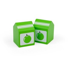 Bigjigs Toys Wooden Play Food Apple Juice (Pack of 2) Pretend Roleplay Kitchen Wooden Toys price