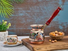 Copper Turkish Greek Coffee Maker Pot,  Cezve Briki, Stovetop Copper Maker Cezve Sets price