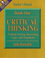 Critical Thinking Book One - - Paperback, by Anita Harnadek - Very Good Philosophy Study Guides price