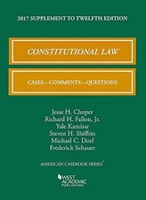 Constitutional Law, Cases, - Paperback, by Choper Jesse; Fallon - Very Good j Constitutional Law price