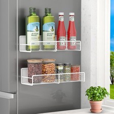 2Pk Magnetic Spice Rack for Refrigerator Magnetic Shelf Fridge Kitchen Organizer Spice Sets & Racks price