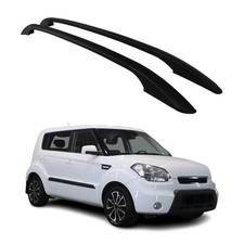 Roof Rack Side Rails Aluminium for Kia Soul 2010-2013 Black 2 Pcs Roof Rails price
