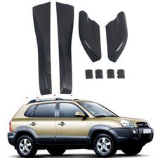 ABS Black Roof Rails Rack End Cover Shell 8pcs For Hyundai Tucson 2004-2008 Roof Rails price