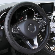 15" (38cm) Soft Leather Steering Wheel Cover Universal Elastic Protector For Car Steering Wheel Cover price