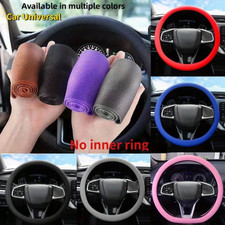 Silicone Steering Wheel Cover Non Slip 14 Inch Slim Car Grip Multi Color Black Steering Wheel Cover price