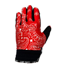 Red Paisley Motorcycle Gloves Motorcycle Gloves price