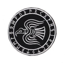 Huginn and Muninn Patch Odins Raven Norse Viking Birds Symbol Mythology God Mythology price