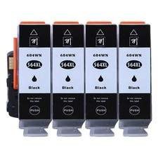 4x Black Ink Cartridge replace for HP 564XL Photosmart 7510 5510 6520 7520 5520 Compatible Cartridge price