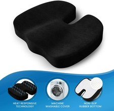 Memory Foam Seat Cushion for Office Chairs & Car Tailbone Pain Relief Seat Car Seat Cushion price