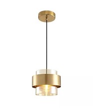 LED Pendant Hanging Lamp Bulb Living Room Ceiling Light Fixture Glass Lampshade Pendant Light price