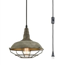 Farmhouse Plug in Pendant Light with 16 Feet Hanging Cord Hanging Lighting Pendant Light price