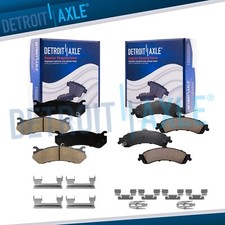 Front Rear Ceramic Brake Pads for Avalanche Silverado Suburban 1500 Tahoe Yukon Brakes price