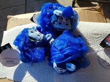 3 Indianapolis Colts Bath Loofah Mascot NFL  Colt Cow Scrubby Pouf FAN GIFT NWT Pouf price