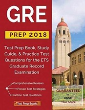 GRE Prep 2018: Test Prep Book, Study - Paperback, by Books Test Prep - Very Good TEOG Books price