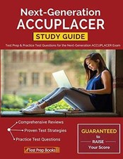 Next-Generation ACCUPLACER Study - Paperback, by Test Prep Books - Very Good TEOG Books price