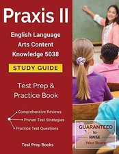 Praxis II English Language Arts - Paperback, by Test Prep Books - Very Good TEOG Books price