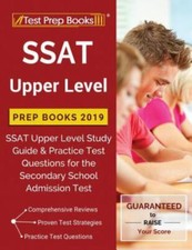 SSAT Upper Level Prep Books 2019: S- paperback, Test Prep Books 2018, 1628455942 TEOG Books price