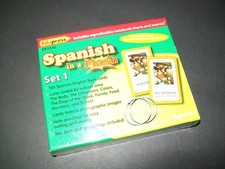 Edupress Spanish In A Flash Cards Set 1 Brand New Factory Sealed Box Foreign Language Cards price