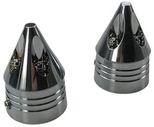 Avon AXL-SPK-CH-78 Spike Chrome Front Axle Nut Cover Fits 7/8" Axle SPK price