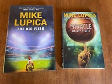 Mike Lupica Youth Sports Book Lot of 2, The Big Field and Miracle on 49th Street Open Education Books and Sets price