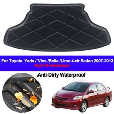 Rear Boot Cargo Liner Trunk Floor Mats Tray For Toyota Yaris 2007 - 2013 Sedan Trunk Tray price