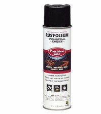 Rust-Oleum 1875838-12PK Industrial Marking Spray Paint, 17 Oz, Black Industrial Spray price