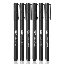 Mr. Pen- Black Felt Tip Pens, Fine Point Pens Black, Pack of 6, Fast Dry, Bible Felt-tip Pen price