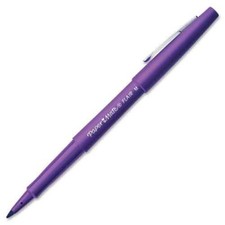 Paper Mate Flair Porous Felt Tip Pen 1.1mm Med Point Purple School Office Art Felt-tip Pen price