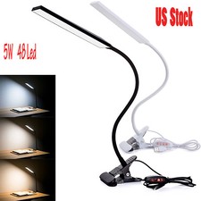 5W Dimmable Clip-On LED Desk Lamp Flexible Reading Light Black Friday LED Lamps price