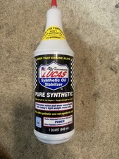 Lucas Synthetic Stabilizer Car Oil 1Quart Reduces Friction Oil Additive Gasoline Additive price